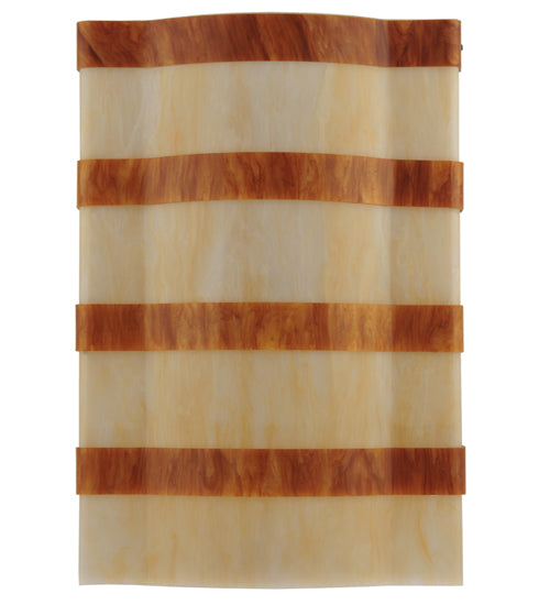 Meyda Lighting IL Bacco 17" 2-Light Wall Sconce With Sahara Taupe & Ambra Siena Idalight Shade
