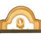 Meyda Lighting IL Bacco 7" 2-Light Wall Sconce With Sahara Taupe & Ambra Siena Idalight Shade