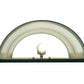 Meyda Lighting IMAX 12" 2-Light Nickel Wall Sconce With White Statuario Idalight Shade