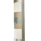 Meyda Lighting IMAX 12" 2-Light Nickel Wall Sconce With White Statuario Idalight Shade