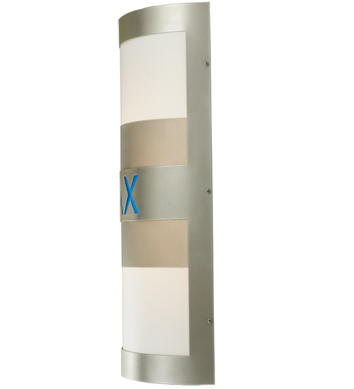 Meyda Lighting IMAX 12" 2-Light Nickel Wall Sconce With White Statuario Idalight Shade