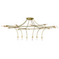 Meyda Lighting ISON 84" 18-Light Natural Brass Chandelier