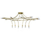 Meyda Lighting ISON 84" 18-Light Natural Brass Chandelier