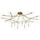 Meyda Lighting ISON 84" 18-Light Natural Brass Chandelier