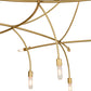 Meyda Lighting ISON 84" 18-Light Natural Brass Chandelier