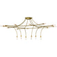 Meyda Lighting ISON 84" 18-Light Natural Brass Chandelier