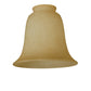 Meyda Lighting Ida Bell 6"W x 5"H Caramel Speck Shade Glass