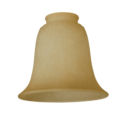 Meyda Lighting Ida Bell 6"W x 5"H Caramel Speck Shade Glass