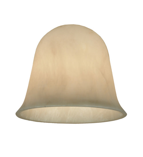 Meyda Lighting Ida Bell 6"W x 5"H White Swirl Acrylic Shade