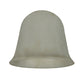 Meyda Lighting Ida Bell 6"W x 5"H White Swirl Acrylic Shade