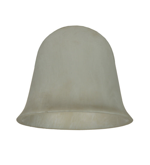 Meyda Lighting Ida Bell 6"W x 5"H White Swirl Acrylic Shade