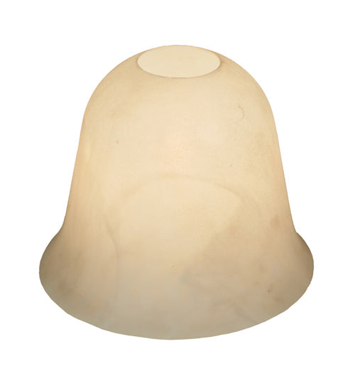 Meyda Lighting Ida Bell 6"W x 5"H White Swirl Acrylic Shade