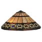 Meyda Lighting Ilona 18" Multi-Colored Shade Glass