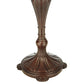 Meyda Lighting Ilona 25" 2-Light Mahogany Bronze Table Lamp Base