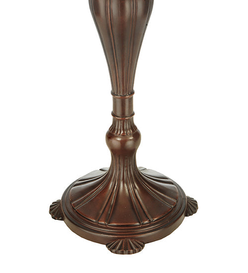 Meyda Lighting Ilona 25" 2-Light Mahogany Bronze Table Lamp Base