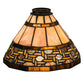 Meyda Lighting Ilona 9" Multi-Colored Shade Glass