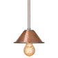 Meyda Lighting Imperial 6" Hammered Copper & Stainless Steel Mini Pendant Light