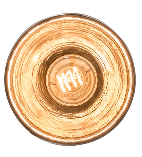 Meyda Lighting Imperial 6" Hammered Copper & Stainless Steel Mini Pendant Light