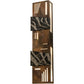 Meyda Lighting Indigo 12" 4-Light Burnished Transparent Copper Wall Sconce With White Statuario Idalight Shade Glass
