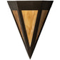 Meyda Lighting Infinity 10" Timeless Bronze Wall Sconce With Beige Art Shade Glass