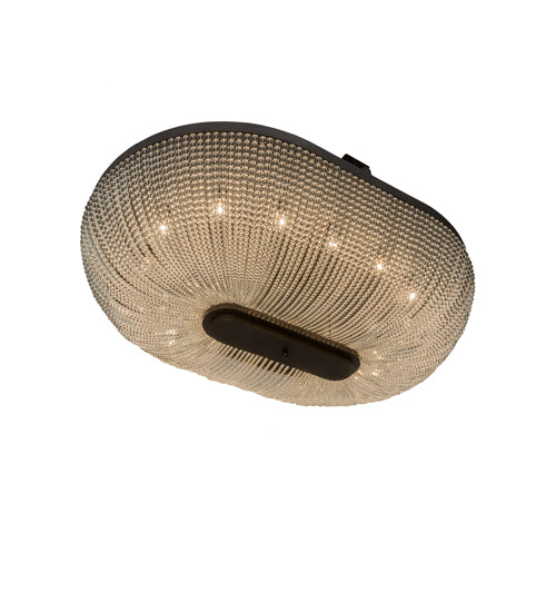 Meyda Lighting Innsbruck 84" 14-Light Semi-flush Mount Light With Clear Crystal Shade