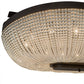 Meyda Lighting Innsbruck 84" 14-Light Semi-flush Mount Light With Clear Crystal Shade