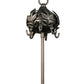 Meyda Lighting Iris 9" 3-Light Mahogany Bronze Pendant Light Hardware
