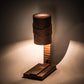 Meyda Lighting Iron Mountain 15" 2-Light Hand Painted Rust Accent Table Lamp