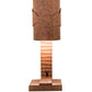 Meyda Lighting Iron Mountain 15" 2-Light Hand Painted Rust Accent Table Lamp