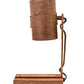Meyda Lighting Iron Mountain 15" 2-Light Hand Painted Rust Accent Table Lamp