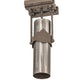 Meyda Lighting Iron Mountain 8" Sophia Sepia Flush Mount Light