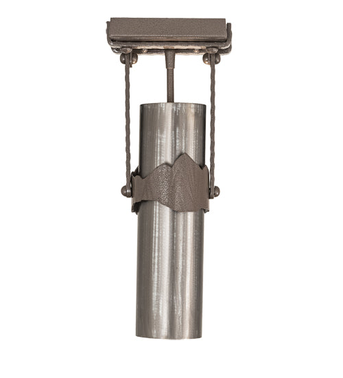 Meyda Lighting Iron Mountain 8" Sophia Sepia Flush Mount Light