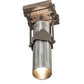 Meyda Lighting Iron Mountain 8" Sophia Sepia Flush Mount Light