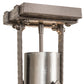 Meyda Lighting Iron Mountain 8" Sophia Sepia Flush Mount Light