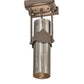 Meyda Lighting Iron Mountain 8" Sophia Sepia Flush Mount Light