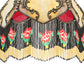 Meyda Lighting Isabella 15" Antique Brass Wall Sconce With Beige & Red Art Shade Glass