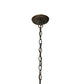 Meyda Lighting Isabella 20" 3-Light 3-Arm Chandelier With Multi-Colored Shade