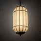 Meyda Lighting Islington 13" 3-Light Tarnished Copper Pendant Light With Beige Botticino Idalight Shade