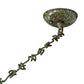 Meyda Lighting Islington Catenary 32" 3-Light Tarnished Copper Pendant Light With Beige Botticino Idalight Shade