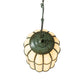 Meyda Lighting Islington Catenary 32" 3-Light Tarnished Copper Pendant Light With Beige Botticino Idalight Shade