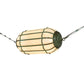 Meyda Lighting Islington Catenary 32" 3-Light Tarnished Copper Pendant Light With Beige Botticino Idalight Shade