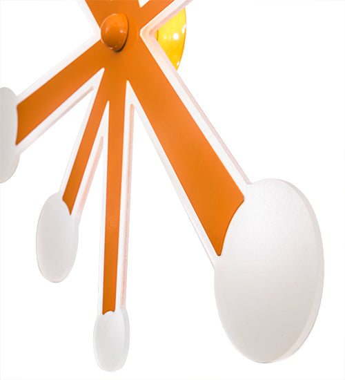 Meyda Lighting Jax 12" LED Autumn Blaze Wall Sconce With Contrail Mist Idalight Shade