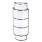 Meyda Lighting Jayne 10" LED Nickel Wall Sconce With White Statuario Idalight & Textrene Shade
