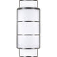 Meyda Lighting Jayne 10" LED Nickel Wall Sconce With White Statuario Idalight & Textrene Shade