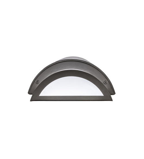 Meyda Lighting Jayne 10" LED Nickel Wall Sconce With White Statuario Idalight & Textrene Shade
