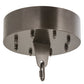 Meyda Lighting Jayne 120" 56-Light 6-Tier Oil Rubbed Bronze Pendant Light With Ambra Siena Idalight Shade
