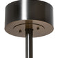 Meyda Lighting Jayne 36" 10-Light 3-Tier Timeless Bronze Pendant Light With Amber Tawnyrock Idalight Shade