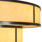Meyda Lighting Jayne 36" 10-Light 3-Tier Timeless Bronze Pendant Light With Amber Tawnyrock Idalight Shade