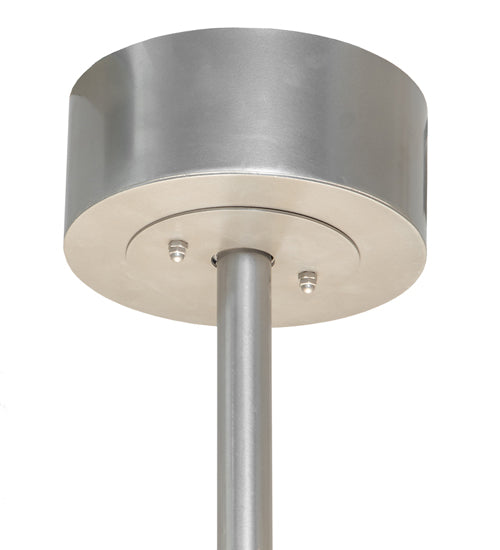 Meyda Lighting Jayne 42" 20-Light 5-Tier Nickel Pendant Light With Beige Provostone Idalight Shade