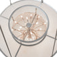 Meyda Lighting Jayne 60" 27-Light 4-Tier Nickel Pendant Light With White Statuario Idalight Shade
